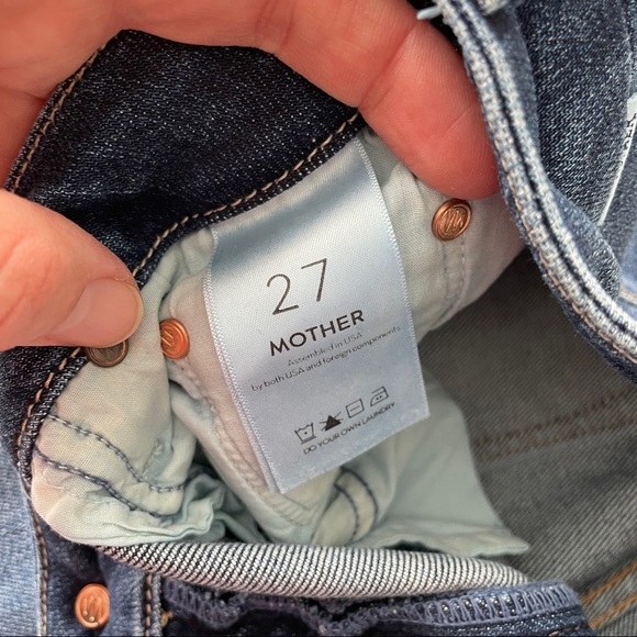 MOTHER The High Waisted Looker in Pardon Skinny Jeans Womens 27 - Picture 3 of 7
